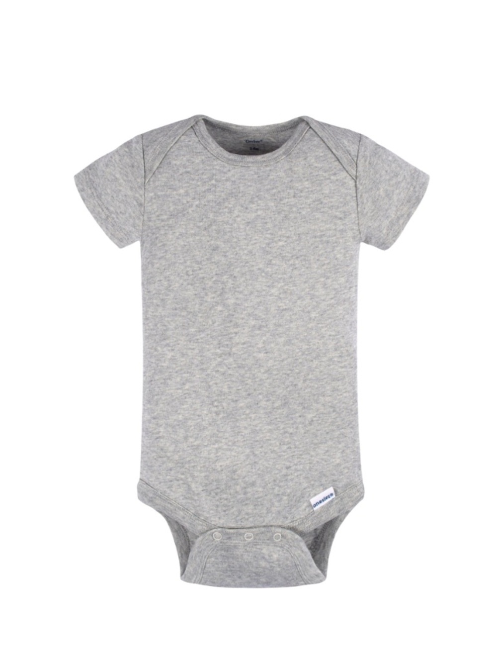 💜 Gerber 5-Pack Baby Neutral Grey’s short sleeve onesies bodysuits, 0-3mths - Picture 2 of 11